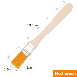 Nylon Paint Brush High Quality Acrylic Oil Paint Brush Wooden Handle Painting Brushes Art Crafts Painting Tool Watercolor Oil Painting Brush Art Supplies