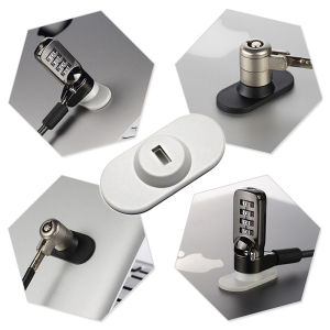 YAFEN Notebook Laptop Lock Security Cable PC Laptop Protection Anti-theft Tablet Lock Hole Base