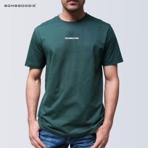 Bombboogie Kaos Pria Slimfit Prevail Dark Green 12F16B4DN