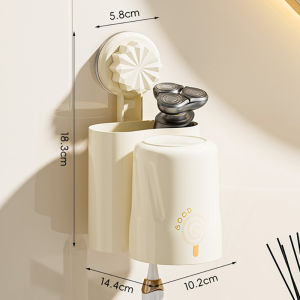 Toothbrush Holder Wall MountedSuction Cup Toothbrush Holder for BathroomShower Razor Organizer