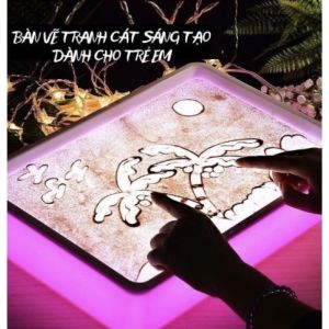 Bàn Vẽ Tranh Cát Động Sáng Tạo Thiết Kế Bàn Vẽ Chiếu Sáng - Đồ Chơi Trẻ Em Bàn Vẽ Tranh Cát Thông Minh Ươm Mầm Trí Tuệ