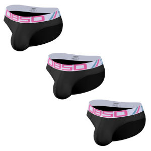 CMENIN BS 3Pcs Ins Style Cotton Jockstrap Underwear Man Brief Soft Slip Mens Panties Briefs Men Underpants Under Wear BS3107