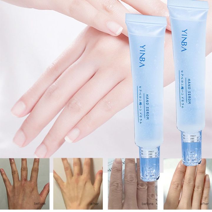 YINBA Original 40ML Hyaluronic Acid Hand Essence Hand Care Moisturizing Serum Hand Essence