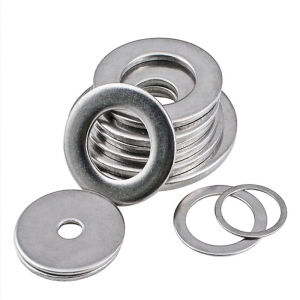 304 Stainless Steel Flat Washer M1.6 M2 M2.5 M3 M4 M5 M6 M8 M10 M12 M14 M16 M18 M20 M22 M24 M27 M30 Plain Gasket Large Size Oversize Big Wider