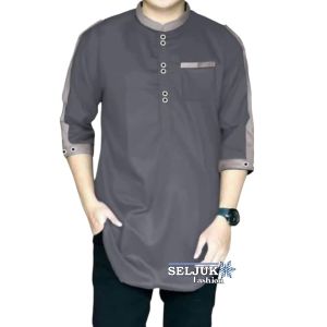 KOKO ZAKA Baju Busana Muslim PriaPakaian Baju Koko Muslim PriaPakaian Baju Koko Qurta PriaBaju Koko Fashion Muslim PriaBaju Kemeja Muslim PriaBaju Koko Qurta Jumbo Pria Model TerbaruTerkiniTermurah dan Terlaris ] SELJUK FASHION