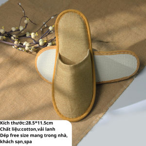 Dép Nam Nữ Đi Trong Nhà Tắm Mang Trong Nhà Văn Phòng Xốp EVA Siêu Nhẹ Siêu Bền Chống Trơn Trượt