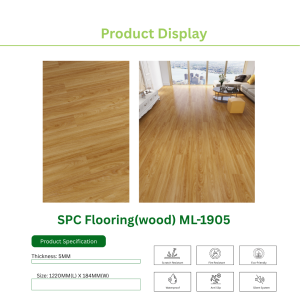 SPC CLICK FLOOR  5mm/Stone plastic lock floor (wood grain)/)  LANTAI SPC