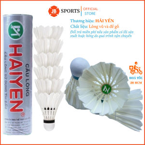 Hộp Cầu Lông Đế Gỗ Hải Yến Bạc Ống Cầu Lông Vịt Trái Cầu Lông Vũ Trắng Quả Cầu Lông Vịt Thi Đấu Và Luyện Tập