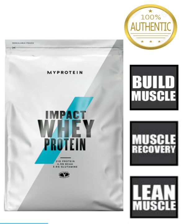 MyProtein Whey Protein Powder 1kg Impact Whey with BCAA / Creatine