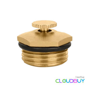 Brass Misting Nozzles Adjustable 1/2 inch Centrifugal Water Atomizing Spray Nozzle Garden Irrigation 360 Degree