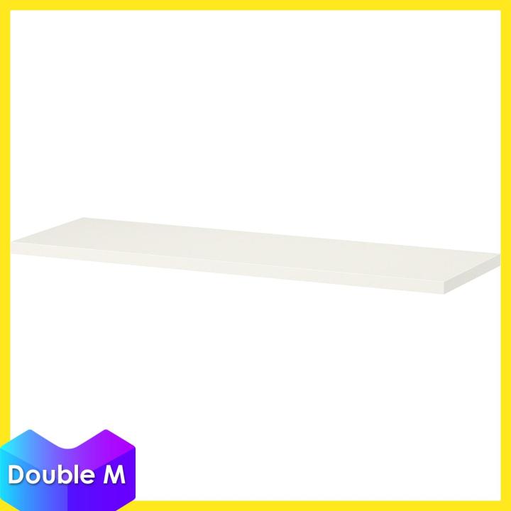 🇸🇪 IKEA BURHULT Particleboard Wall Shelf 59 x 20 cm (White) Lazada