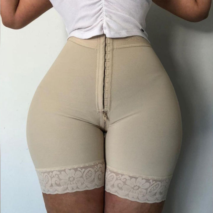 Fajas Colombianas Women Slimming Bodysuit Shapewear Underwear Belly Control  Waist Trainer Full Body Shaper Thigh Slimmer Shaping Panty
