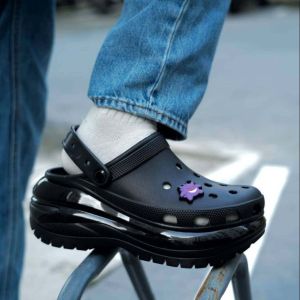 Crocs Mega Crush Clog (Buy1get free2Jibbitzs=50฿) Crocs shoes womens sandals womens big-toed shoes womens high heels platform shoes 3 inches high soft sole.