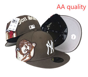 Quality fitteds caps High-Quality Angel Flying Baseball Cap with 3D Embroidery Non-Adjustable Export