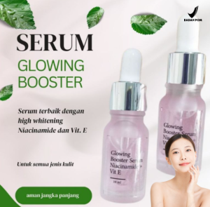 PINK Serum Booster Glowing X50 - Serum Pencerah dan Pelembab Wajah SERUM GLOWING BOOSTER II SERUM WAJAH/ NIACINAMIDE + VIT E SERUM GLOWING BOOSTER WHITENING || SERUM PINK WHITENING || SERUM NIACINAMIDE BRIGHTENING