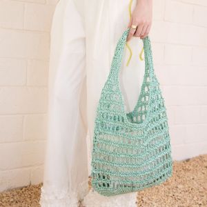 JACOOEQU Hollow Out Straw Bag Large Capacity Fashion Beach Handbag Trendy Simple Weave Tote Bag Girls