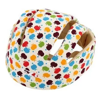 Baby Safety Helmets Cotton Infant Protective Hat Adjustable Headguard Crashproof Toddler Anti-collision Cap