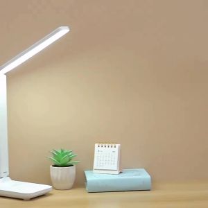 Three-Color Light Adjustable Brightness Eye Protection Table Lamp Led Reading Desk Lamp Folding Lamp For Students Indoor Bedside Night Light