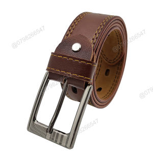 Thắt lưng da nam cao cấp DHM-183 | Khóa kim màu bạc nam tính | Bảo hành 12 tháng