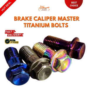 5 pcs Genuine Brake Caliper Master Titanium Bolts 12mm For Motors