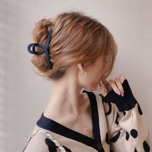 Kẹp Tóc Acrylic Phong Cách Hàn Quốc Cổ Điển Đơn Giản Và Linh Hoạt Cho Nữ