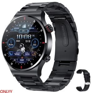 2023 New QW33 Bluetooth Call Smart Watch Men Sports Fitness Tracker Waterproof Smartwatch Large Hd Screen For Huawei ONLYY