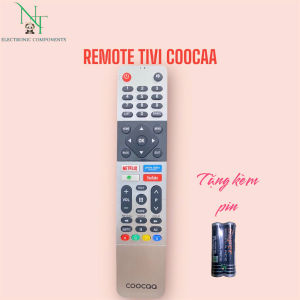 Remote điều khiển TiVi COOCAA Smart / LCD / LED . Hàng đẹp . Tặng kèm pin sử dụng