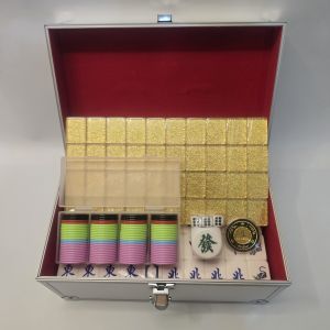 【Merlion Mahjong Club】Premium Crystal Mahjong Tiles Set / Singapore Style / Full Complete Set【Ship Out 24Hrs】