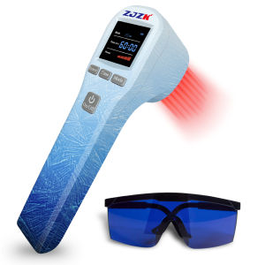 ZJZK Cold Laser Therapy Device 4x808nm +16X650nm Low Level Laser Therapy for Pain Relief Arthritis Muscle Joints Tissue Dog Cat Horse Pets Wound Healing Reduce Inflammation
