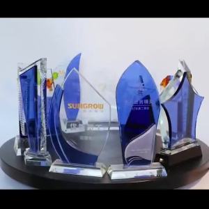 LZD  New High-End Crystal Trophy Metal Resin Gold Plated Comition Company Awards Honorary Staff Annual Meeting Commemorative