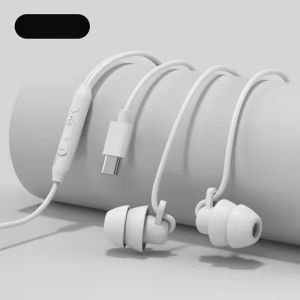 Linjn silicone in-ear 3.5mm jack wired earphones handsfree sleep headphones with cable earbuds in-line control headset with mic