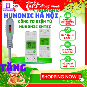 Công Tơ Điện Hunonic Entec - Giải Pháp Tiết Kiệm Năng Lượng Thông Minh Điều Khiển Từ Xa Chống Giật