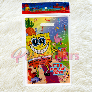 10pcs Plastic Loot Bags / Party Bags  (Character Design for Boys 16.5x25cm)