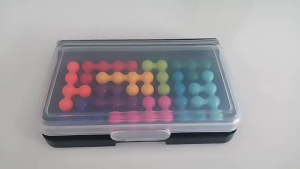 Educational Spatial Game Spatial Toy Suitable for Age 3-6 Kids Beads Thinking Training Game Puzzle