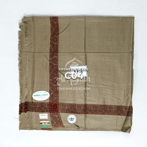 Sorban YASMEEN Kashmiri 605 Motif Sulam Ringan Persegi