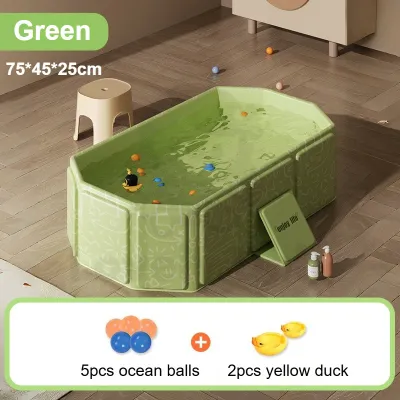 Oldlaiben Foldable Baby Bathtub for Home Use Large Toddler Bathtub Kids Shower Barrel Portable Newborn Bathtub