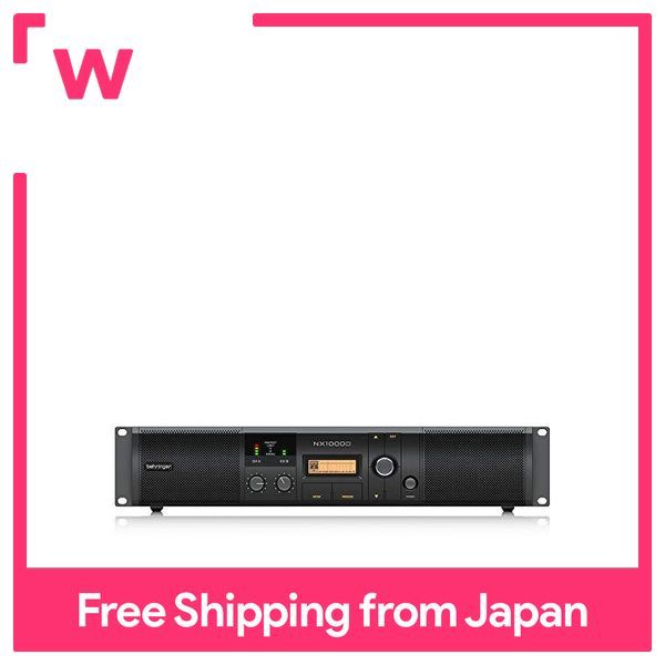 Behringer Power Amplifier Class D 1000 Watts DSP Control NX1000D