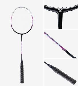 Professional badminton racket - flight stability