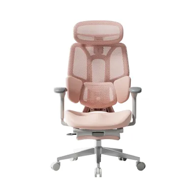 (Ready Stock)HBADA E3 Air Ergonomic Chair Office Chair (Pink) Adjustable Headrest Armrest & Backrest Office Chair Mesh Gaming Chair