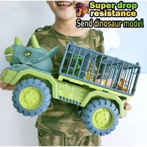TAT BIG Triceratops & Tyrannosaurus Dinosaur Engineering Trucks: A Fun Learning Experience