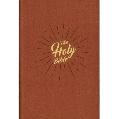 NIV Bible Large Print Pearly Vinyl Cover Hardcover Gold edge indexed