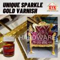 SYK Unique Sparkle Gold Varnish Paint (30g) Home DIY Painting Gloss Paint For Metal Wall Cat Warna Emas Gold 金色漆. 