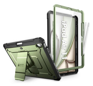SUPCASE for iPad Air 11 Inch Case M4/M3/M2 (2026/2025/2024) Built in Screen Protector Pencil Holder Stand Rugged Protective Cover for iPad Air 10.9 Inch 5th/4th Generation 2022/2020