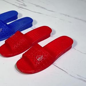 [Free Shipping] Retro Slippers For Women Elderly And Grandmothers Indoor Non-Slip Wear-Resistant Flat-Soled Soft-Soled Plastic Slide Sandals For Summer
