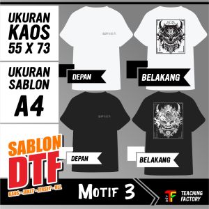 DTF KAOS SABLON SETRIKA - THE PREDATOR