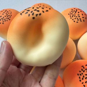 PYA94 Building Blocks Dessert Squishy Shapeable Simulation Crunchy Squishy Creative Pinch Blocks Filled Squishy Adult Kids