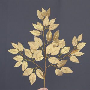 Daun Artificial/Daun Hias/Daun Plastik/Daun Dekorasi/daun birch BG28