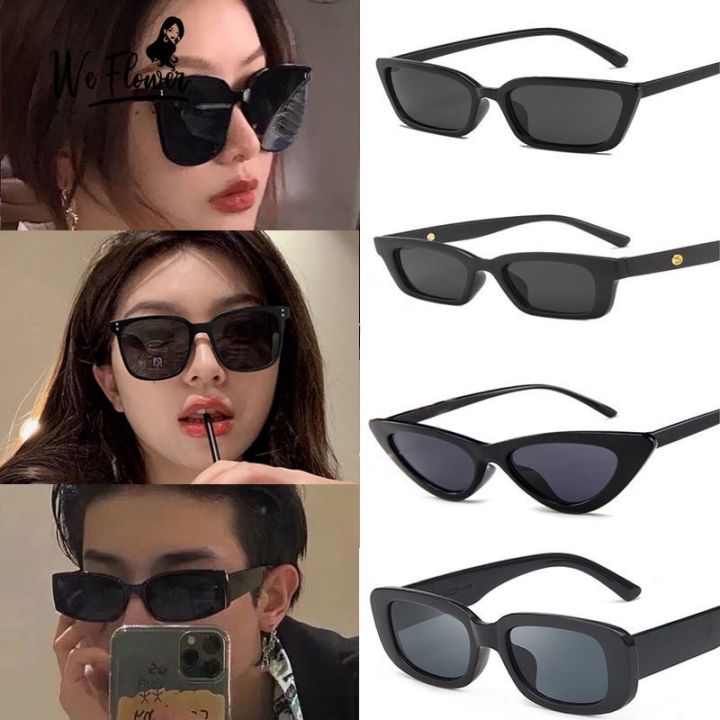 1pc New Design Anti-uv Sunglasses For Men, Black Color, Vintage