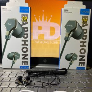 NEW Headset VIVO 100% Super Bass Hi-Fi Audio Effect clear Human extra bass Suara jernih In-earphone