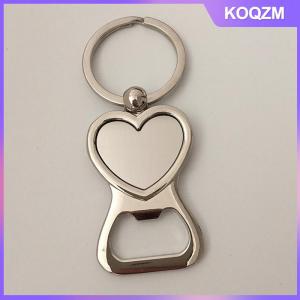 KOQZM 1PC heart shaped Beer Bottle Opener Key Chain Portable party Small Gift